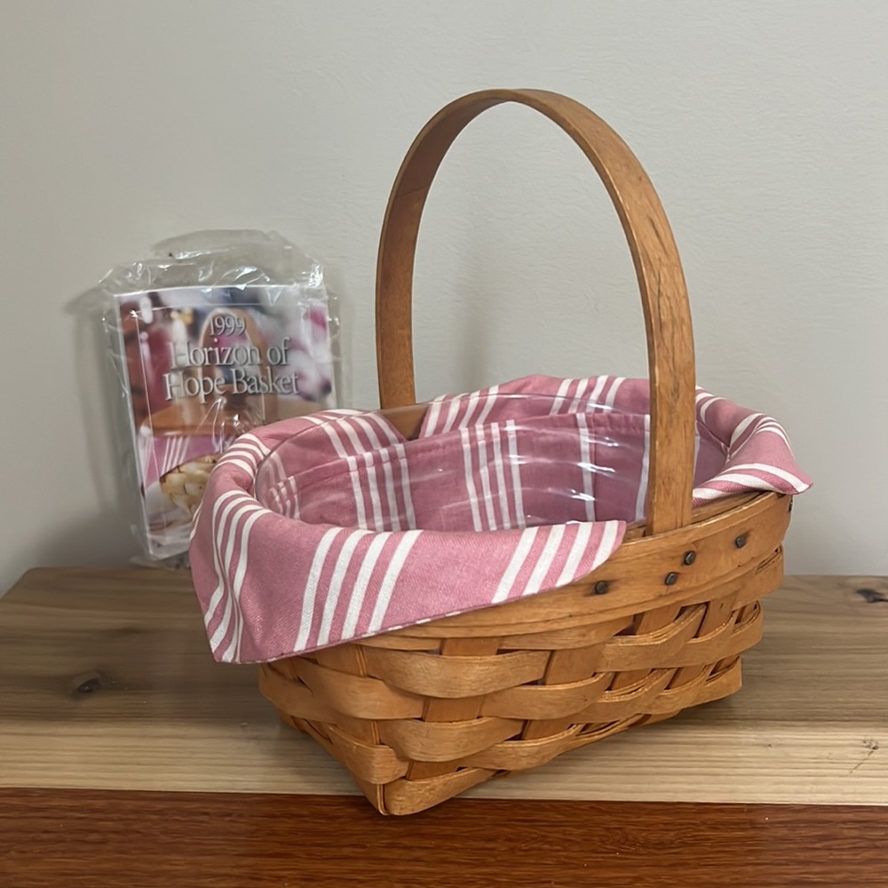 Longaberger 1999 Horizon of Hope Basket Small